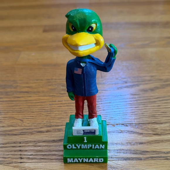 Source Unknown Other - Madison Mallards Baseball Maynard Olympian Bobblehead
